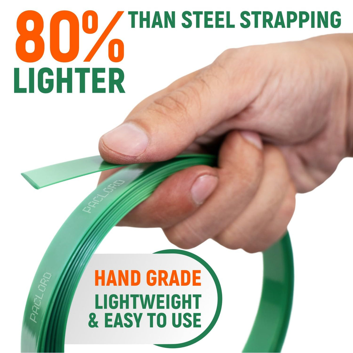 5/8" x 4000' Industrial-Grade Polyester (PET) Strapping Coil