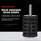 Tattoo Machine Grips Aluminum Back Stem Tattoo Tubes-Black 3pcs