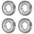 MAPLE ACE 6207-ZZ Ball Bearing 35x72x17mm 6207 ZZ Metal Shielded (Qty 4)