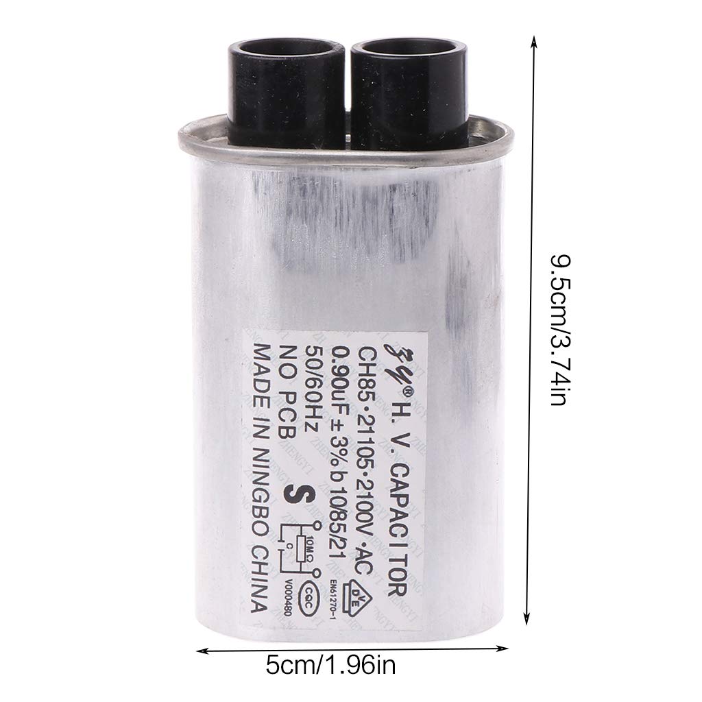 RY-CAN AC 2100V Microwave Oven High Voltage HV Capacitor 0.90μF Replacement Universal