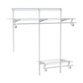 2-4 Ft. White Custom Insert Wire Closet Organizer System Kit