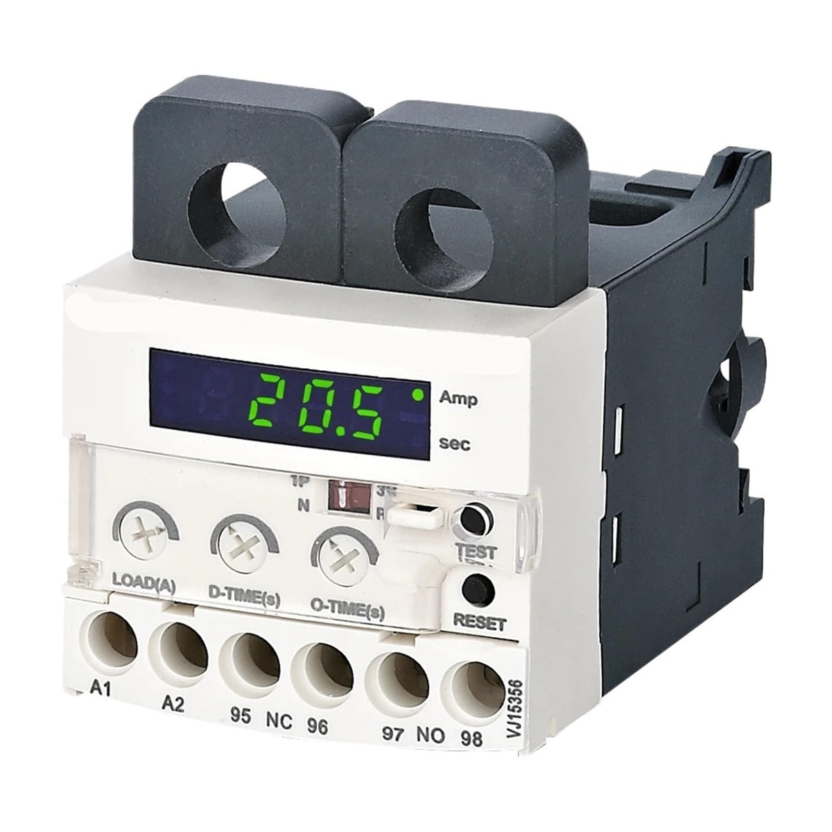 Digital Electronic Overload Relay Motor Protector Thermal(Un 380VAC,0.5-6A)