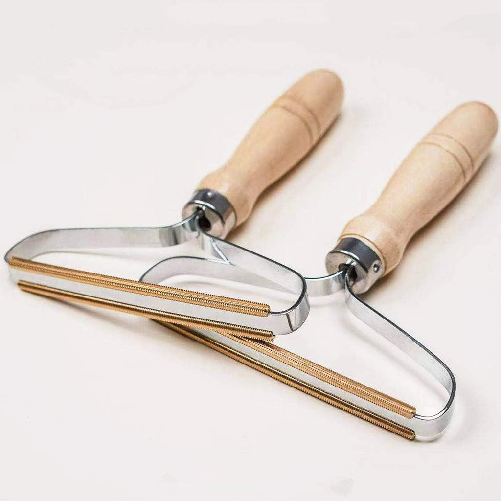 Portable Lint Remover, Fuzz Shaver - Reusable Double Sided Travel Brush for Removing Lint Pet Hair Dust in Clothes