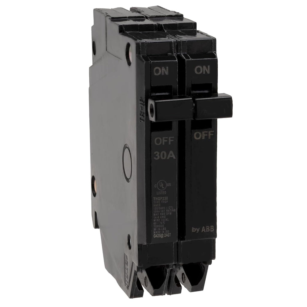 RecPro 2 Pole 30 Amp Circuit Breaker for RV, GE Equivalent