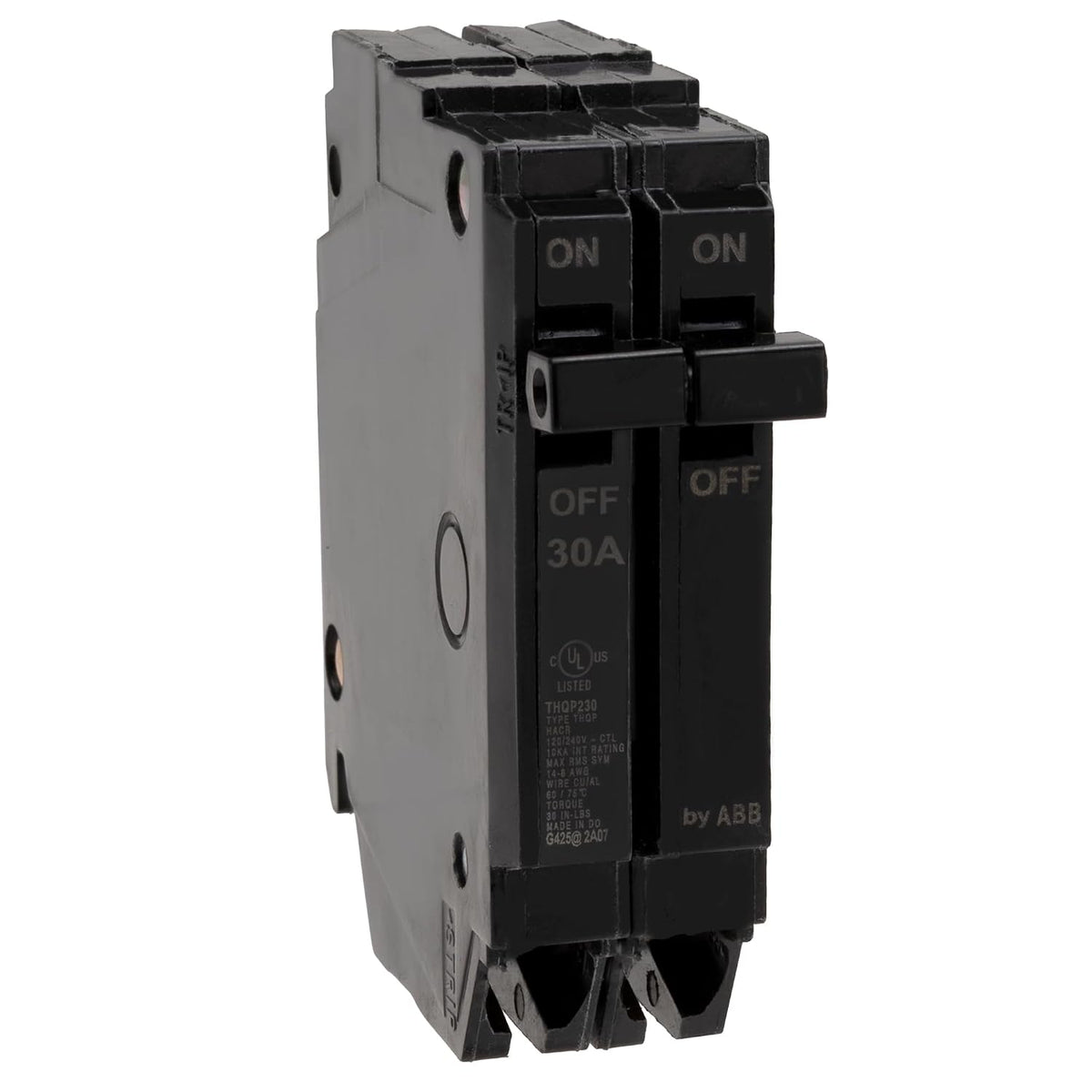RecPro 2 Pole 30 Amp Circuit Breaker for RV, GE Equivalent