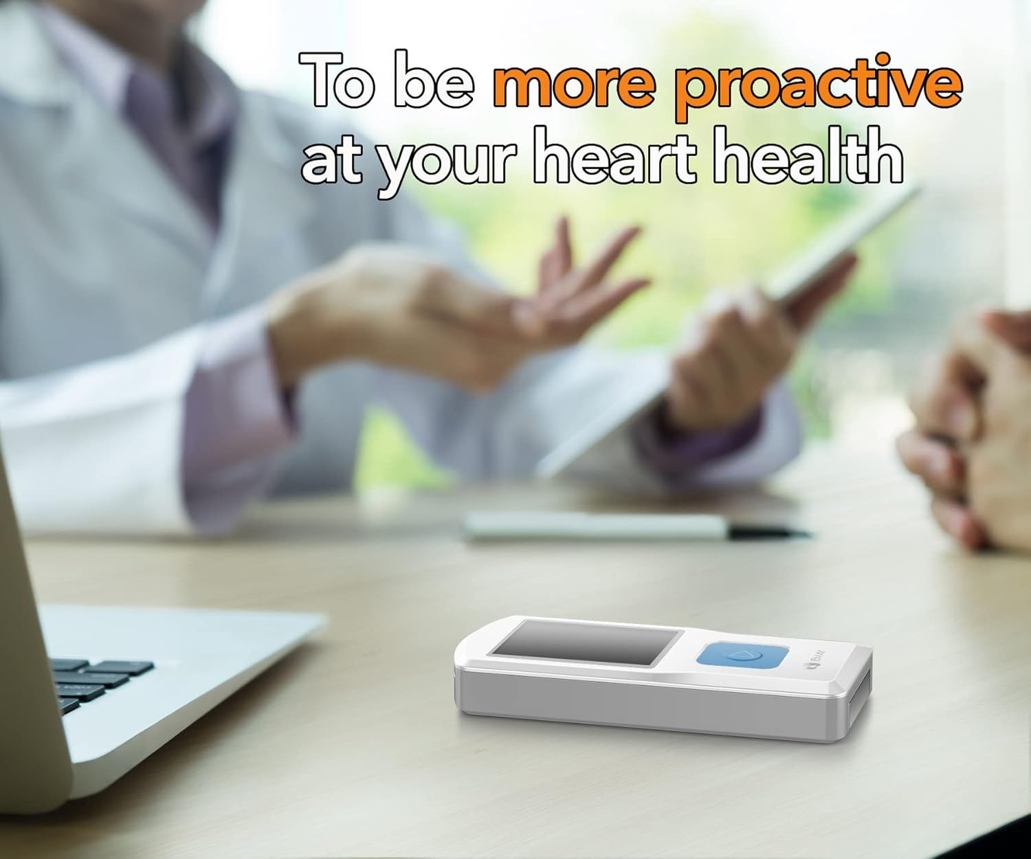 Portable ECG Monitor | Record ECG and Heart Rate | Compatible with Smartphone and PC