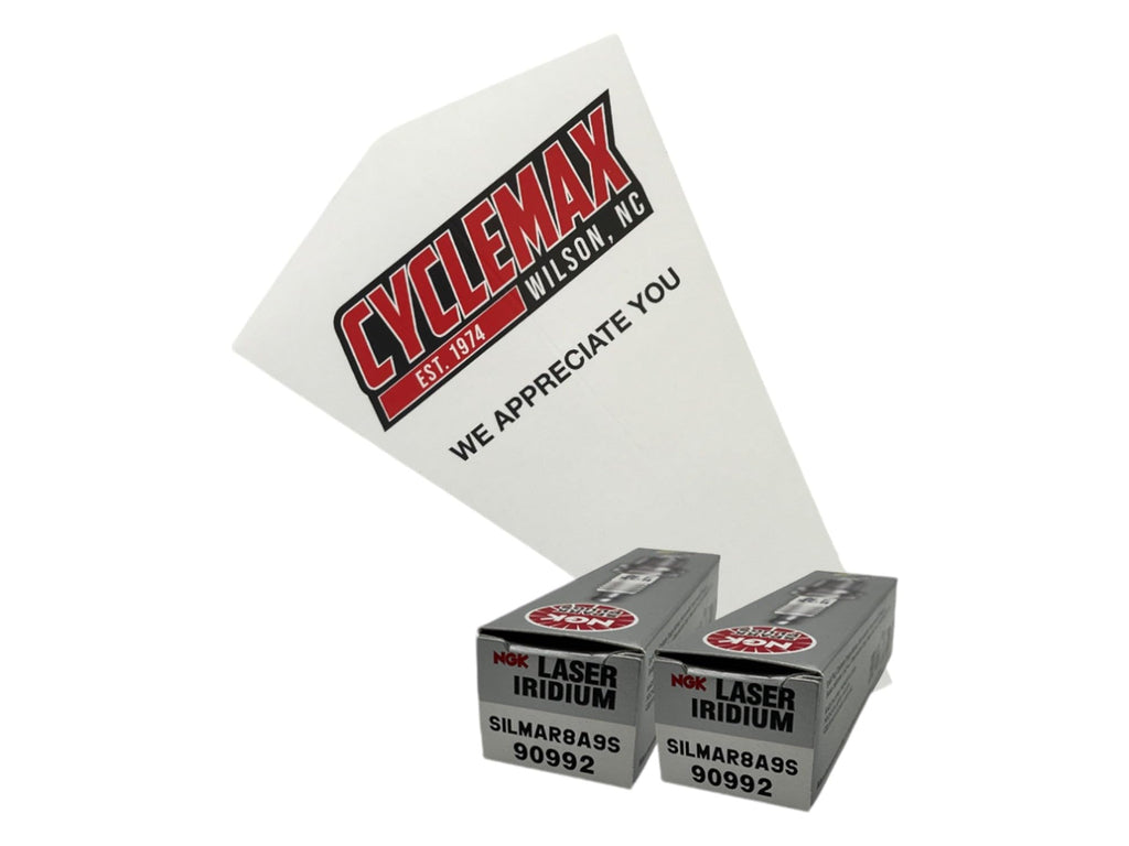 Cyclemax 2PK of SILMAR8A9S Spark Plugs