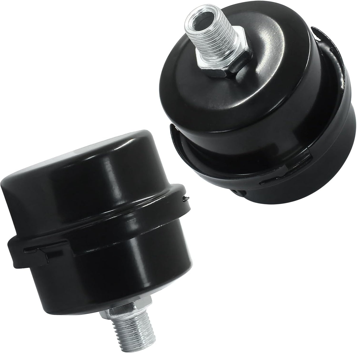 Hordion 2 Pack Air Compressor Silencer, 1/4" Thread Intake Filter 13mm