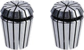 ER25 Collet Set 1/8 Dia Spring Collet Set for CNC Clamping Device Engraving Machine -2pcs