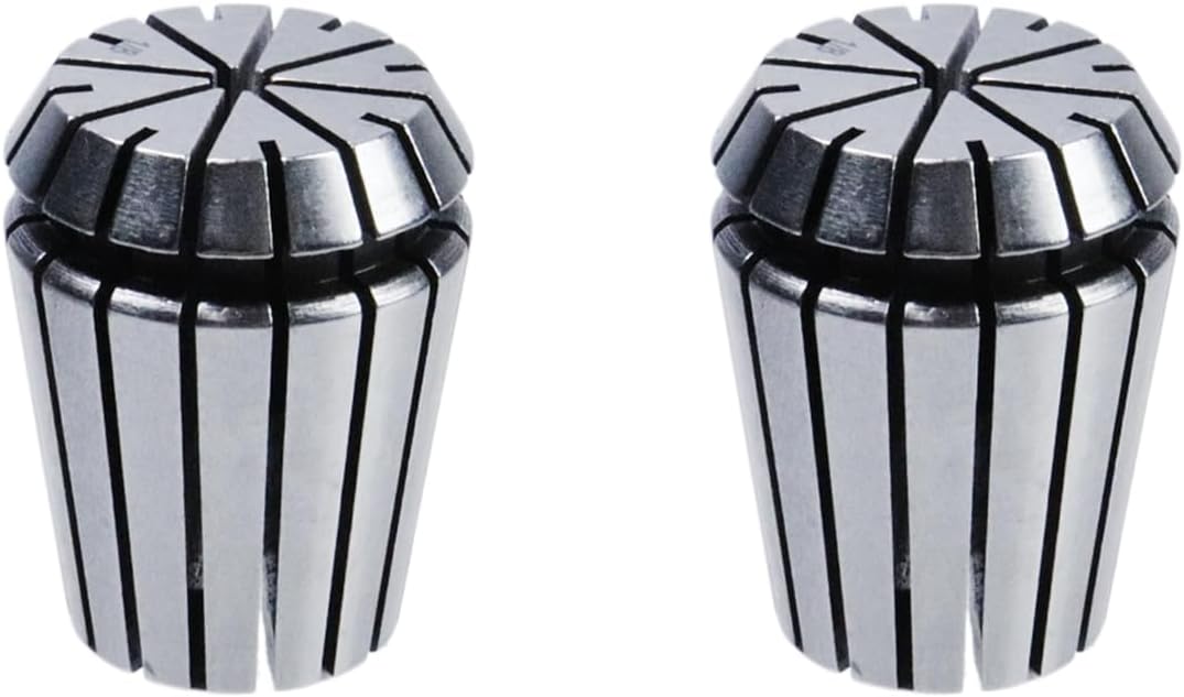 ER25 Collet Set 1/8 Dia Spring Collet Set for CNC Clamping Device Engraving Machine -2pcs