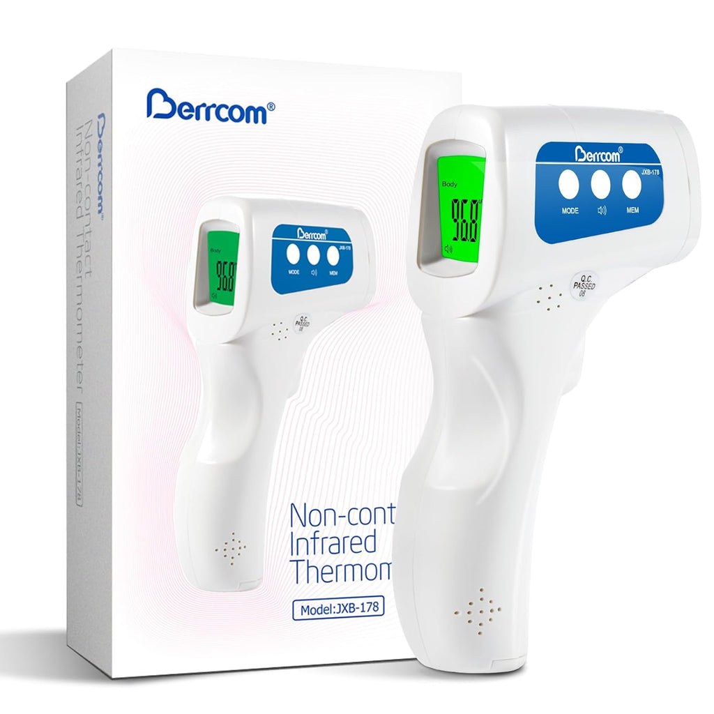 Thermometer, 3 in 1 Contactless Infrared Fever Check Thermometer for Forehead, Ideal for Baby, Infant, Kids, and