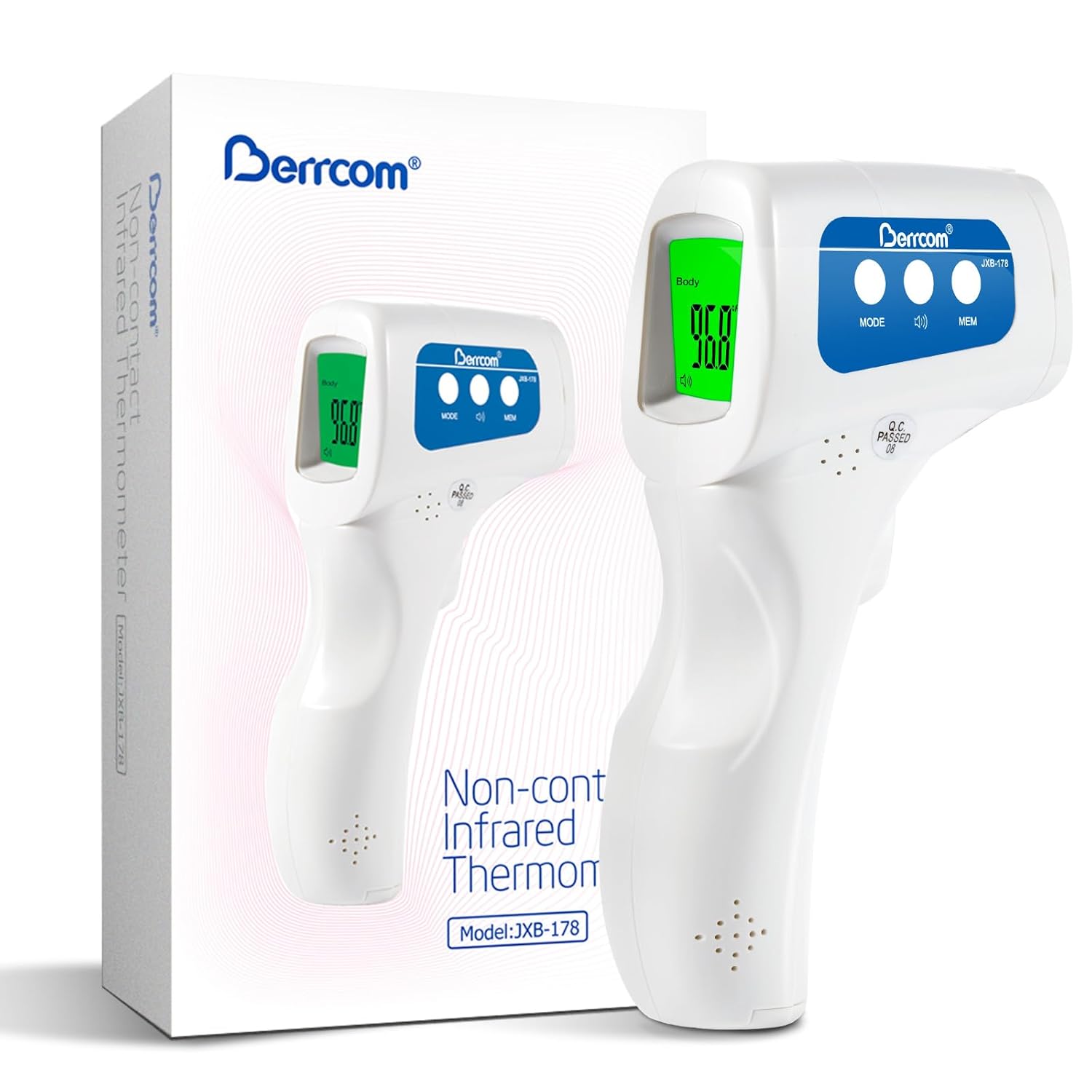 Thermometer, 3 in 1 Contactless Infrared Fever Check Thermometer for Forehead, Ideal for Baby, Infant, Kids, and