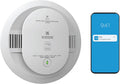 Smart Smoke and Carbon Monoxide Detector, Ring App Enabled for Real-Time Notifications, Wire-Free Interconnectivity