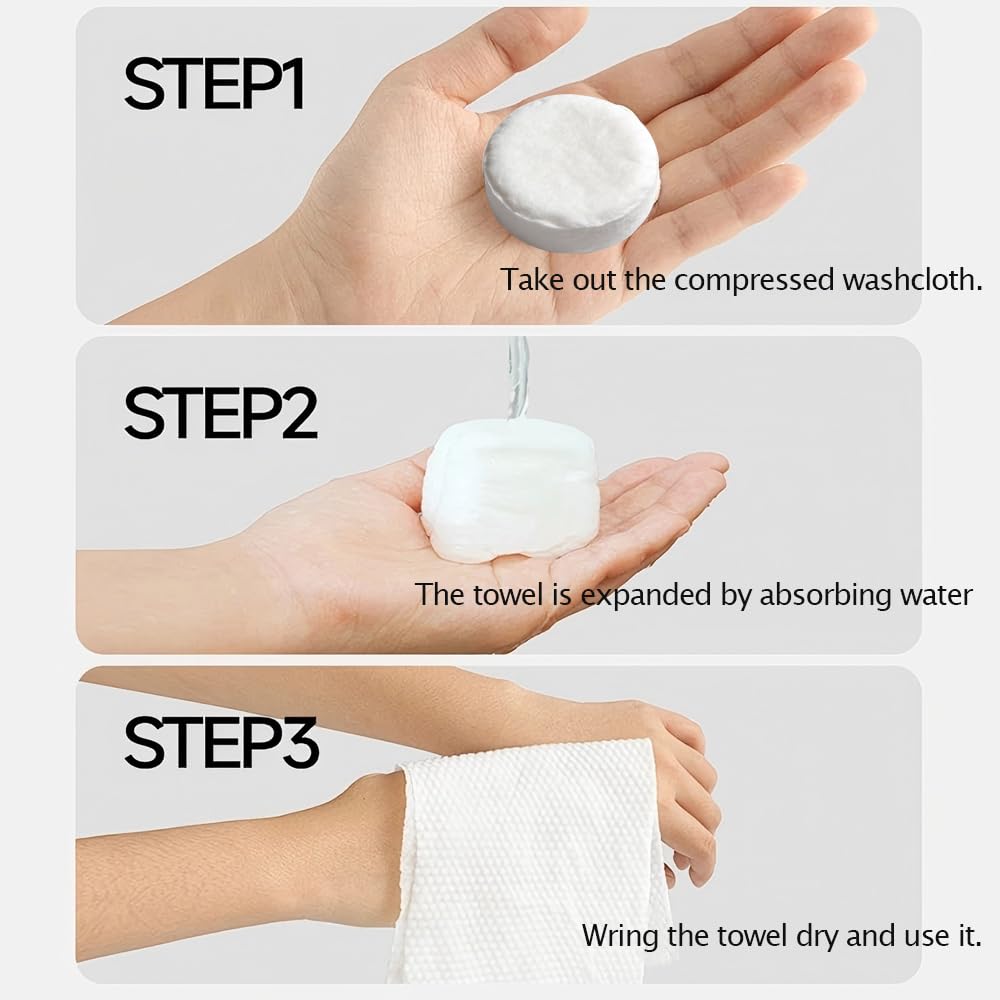 Disposable Face Towel hot face towel，Towels for hot towel dispenser，Towels for hot towel warmer for your face(80PCS)