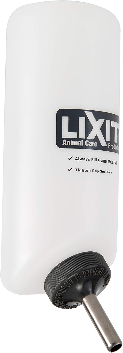 Wide Mouth BPA-Free Water Bottles with Colorful Graphics for Guinea Pigs, Rats, Chinchillas and Other Small Animals.