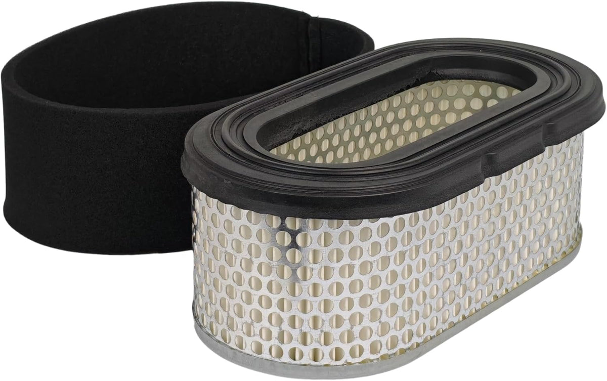 EZROAD MIU10906 MIU10905 Air Filter Set Compatible with Kawasaki FD680V FD731V Engine Compatible with John Deere X540 11013-2223 14864 w/Prefilter Lawn and Garden Tractor