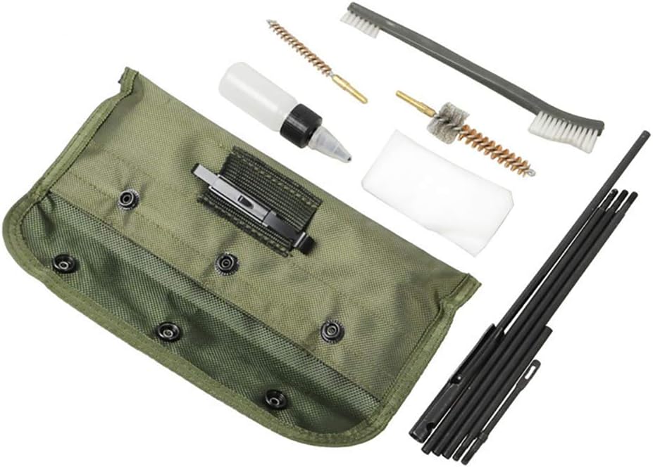 Funpower Rifle Gun Cleaning Kit Set Pistol Brushes Cleaner for 5.56mm .223 22LR .22 Cal