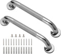 Shower Grab Bar, 2 Pack 12 Inch Bathroom Grab Bar, 304 Stainless Steel 1.25" Diameter Anti-Slip Handicap Grab Bar