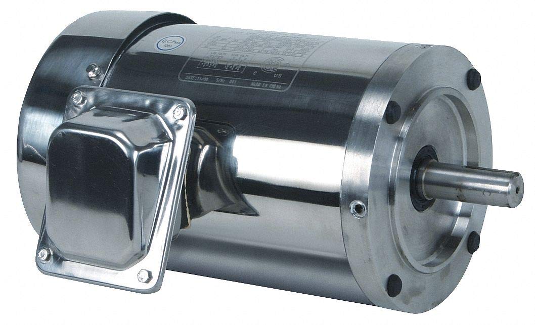 Washdown Motor, 3 Ph, TEFC, 1 HP, 1750 RPM