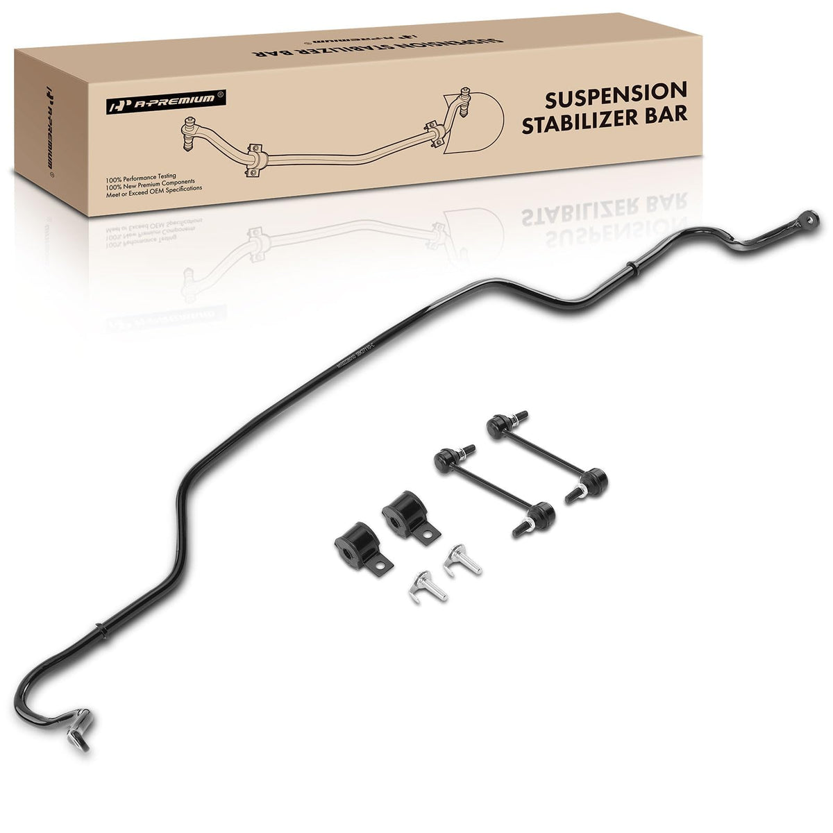 [16mm] Rear Suspension Stabilizer Bar Assembly Sway Bar Kit