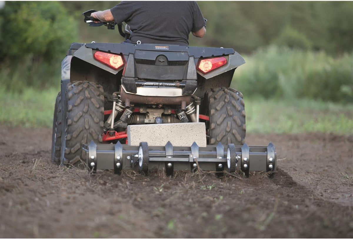 Plow Attachment for Lawn Tractor and ATV, 48 Inches Tow-Behind UTV/ATV Plow