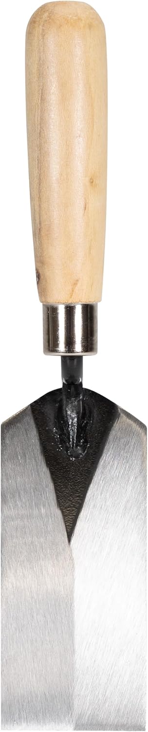 QLT Masonry Margin Trowel, 5 x 1 1/2 Inch, Tile Tool | Forged Carbon Steel Blade, Hardwood Handle, Levels and Spreads