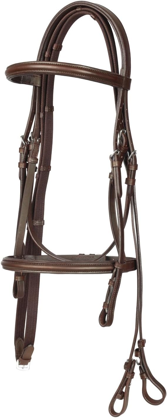 Miller's Flash Bridle Crafted from Quality Leather-Reins Included