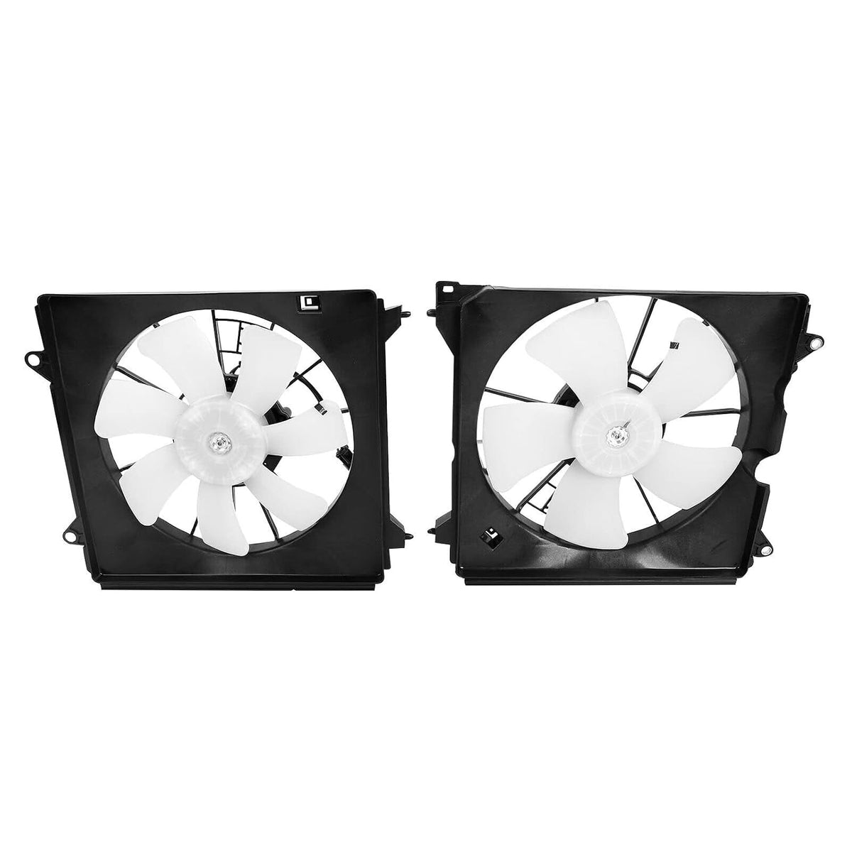 Pack of 2 Radiator Cooling Fan Assembly Compatible with Accord 2013-2017