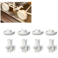 Dishwasher Rack Wheel Replacement Kit compatible with Miele – Lower Roller Bracket Set | Includes Rollers + Brackets for Upper/Lower Rack, Restore Smooth Gliding