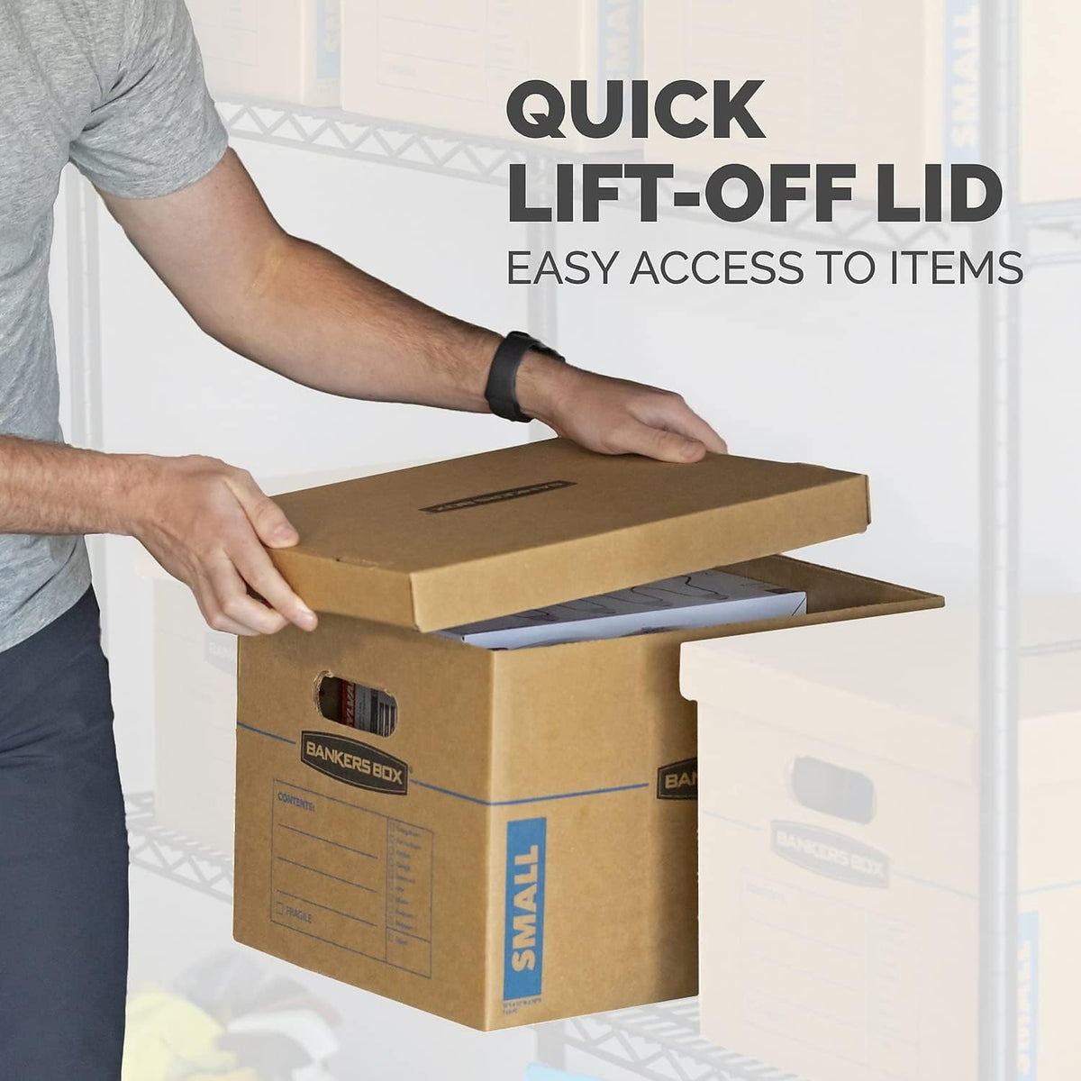 20-Pack Small Classic Moving Boxes with Reinforced Handles