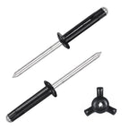 3/16"x1" Black Tri-Fold Kayak Rivets -120Pcs, Exploding Aluminum Pop Rivets