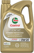 Castrol EDGE Extended Performance 0W-20 Advanced Full Syn Motor Oil 5 Qt