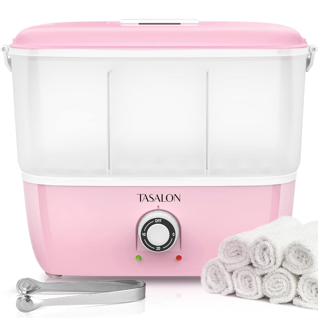 Hot Towel Steamer for Facials, Hot Towel Warmer Quickly Heats Up in 5 Minutes, Portable Towel Machine Fits 16 Mini