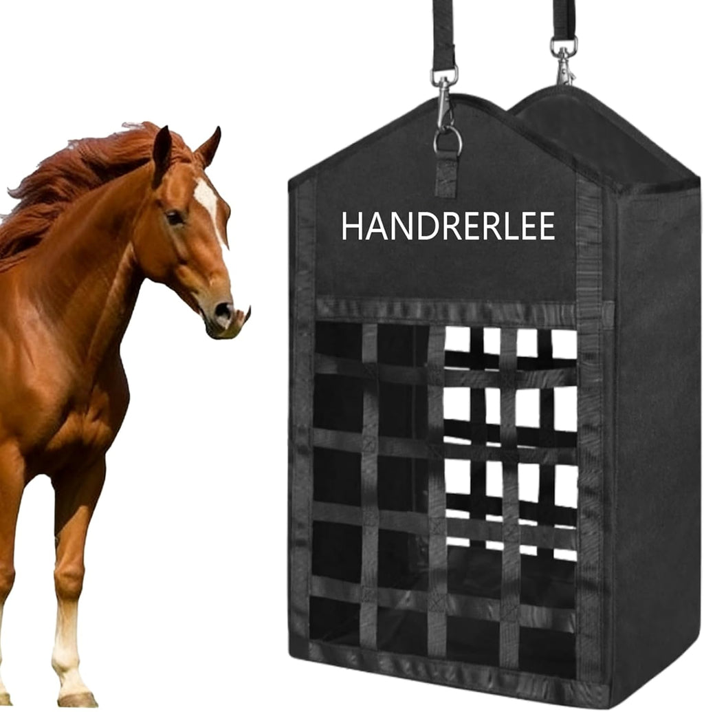 Hay Bags for Horses, 1PCS Slow Feed Hay Bags for Goats, Sheep, Donkey, Two-Sided Premium Oxford Hay Feed Bags and