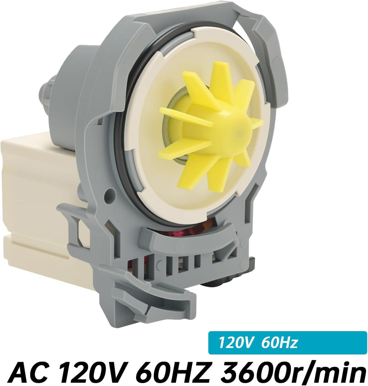W10876537/ W10724439/ W11219380 Dishwasher Drain Pump Replaces (Motor part of W11032770/ W10510667) – Replacement Compatible with Whirlpool, Kenmore, KitchenAid, Amana, Maytag, Jenn-Air, IKEA