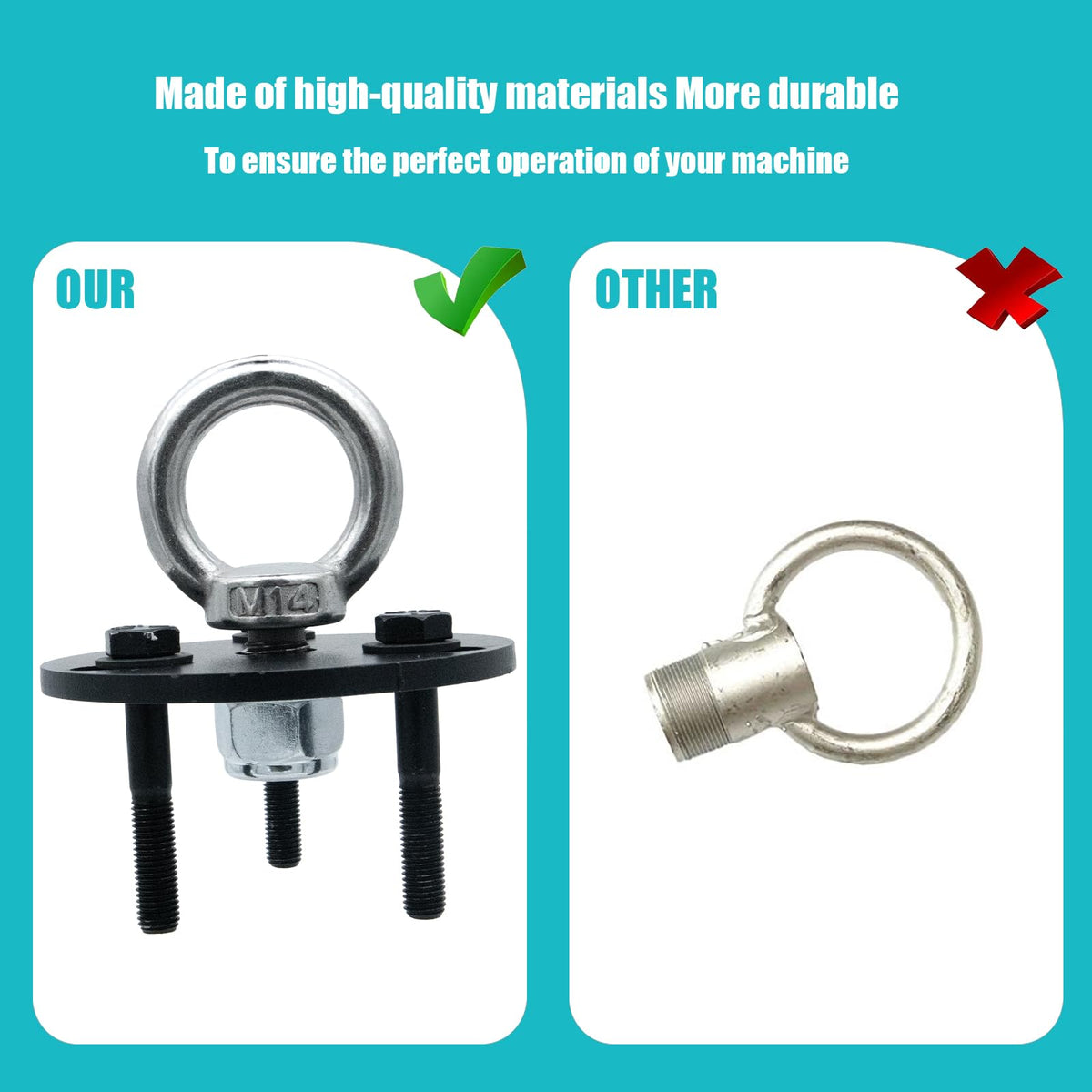 Outboard Engine Lifting Ring Tool Compatible with OMC, Johnson, BRP, ETEC Outboard Motor
