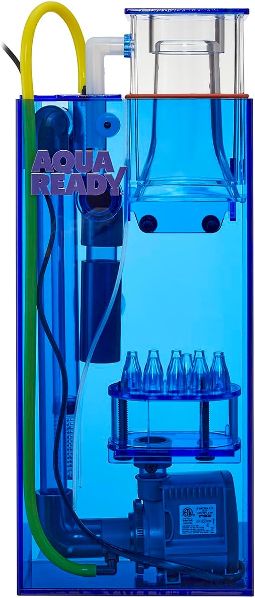 Hang On Back Protein Skimmer for Saltwater Aquariums HOB-1.5, Up to 75 Gallon Fish Tank Filtration, Hang On External