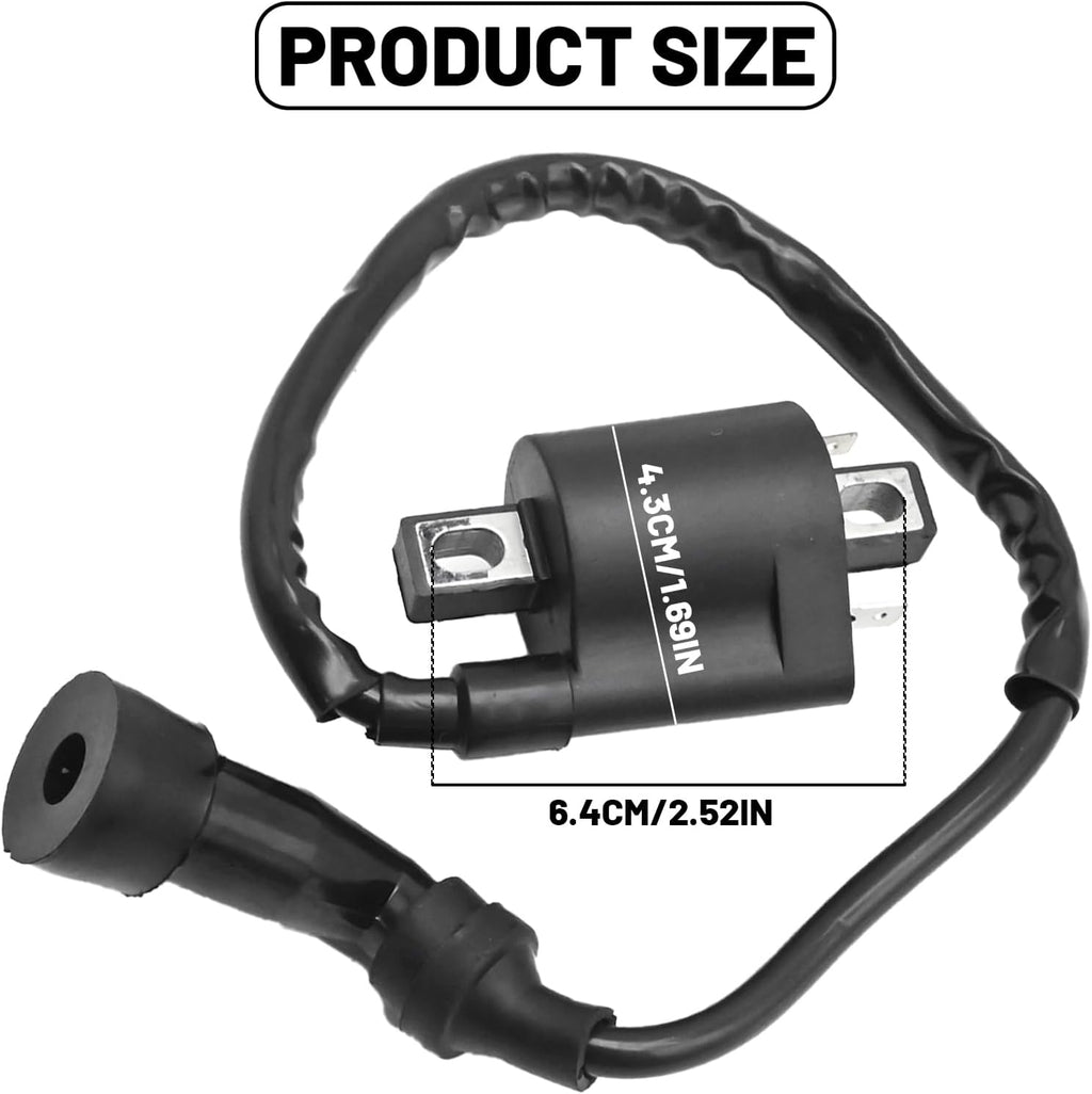 2 Pcs 5EL-82310-00-00 Ignition Coils, Replacement for Yamaha V Star 1100 XVS1100 1999-2009, Replaces 5EL-82320-00-00