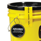 PIG Oil-Only Spill Cleanup Kit | 5 Gallon Pail | High-Visibility Container | PMB30596