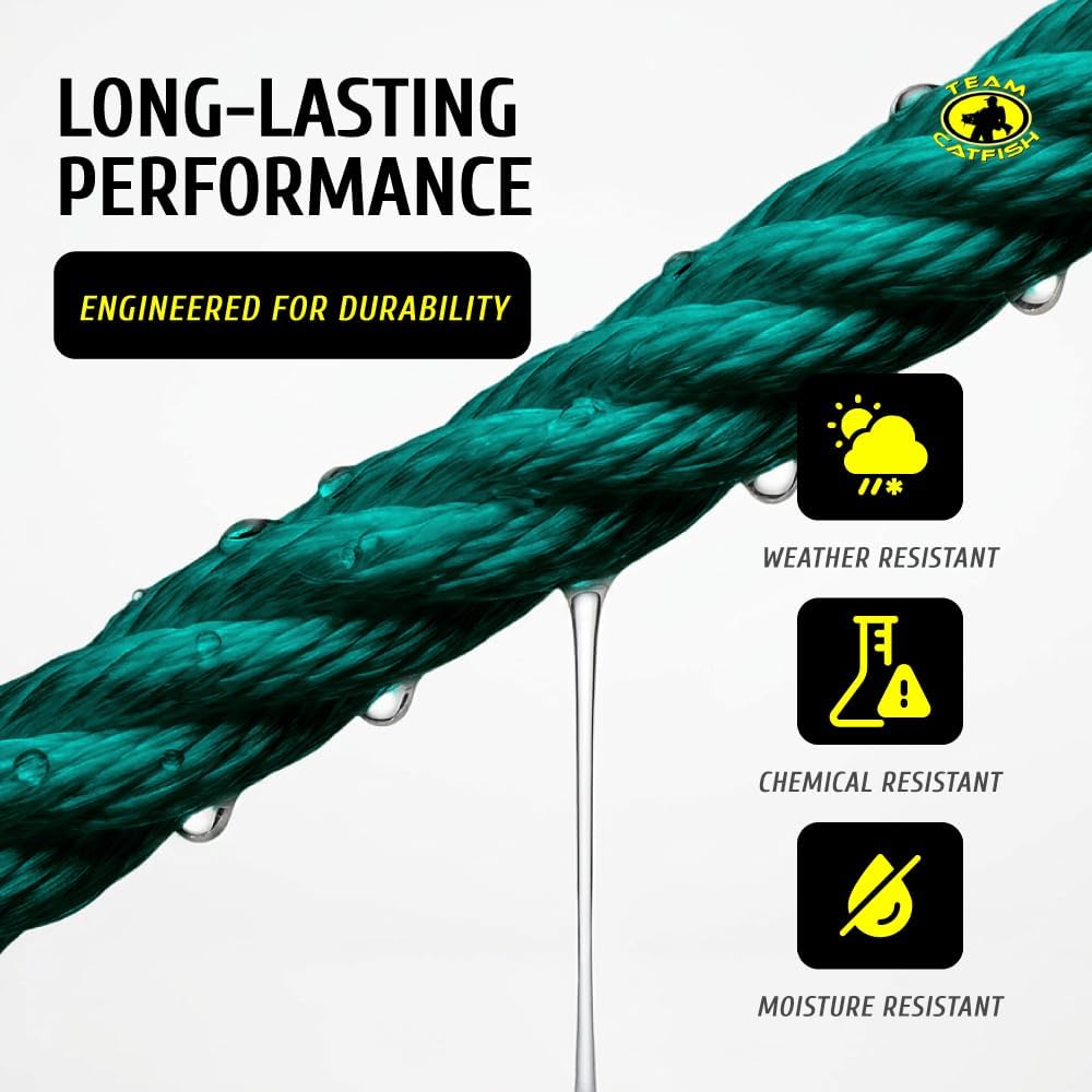 Power Twine with 100% Nylon & 300 ft Heavy-Duty Line - Green