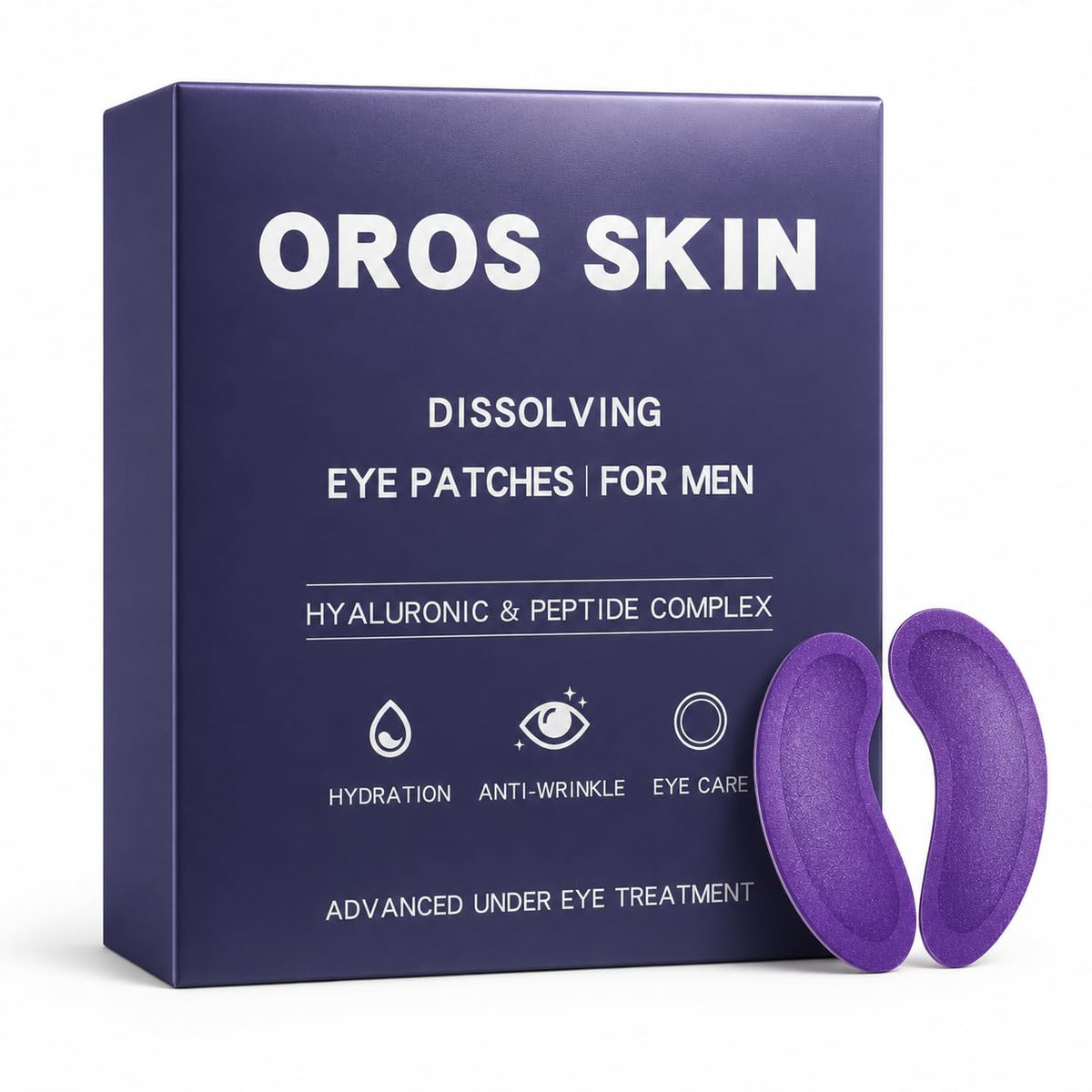 eye patches for men, Dissolving Microneedle Under Eye Patches