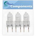 3x 4713-001165 Microwave Halogen Light Bulb Replacement for Microwaves