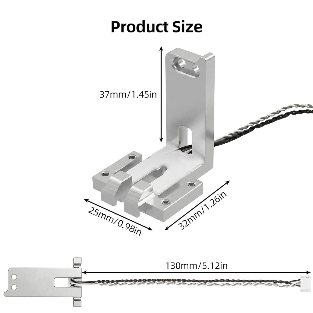 Replacement Auto Leveling Sensor for Creality-i7: Official Backup Strain Gauge Metal Mounting Block with Connect
