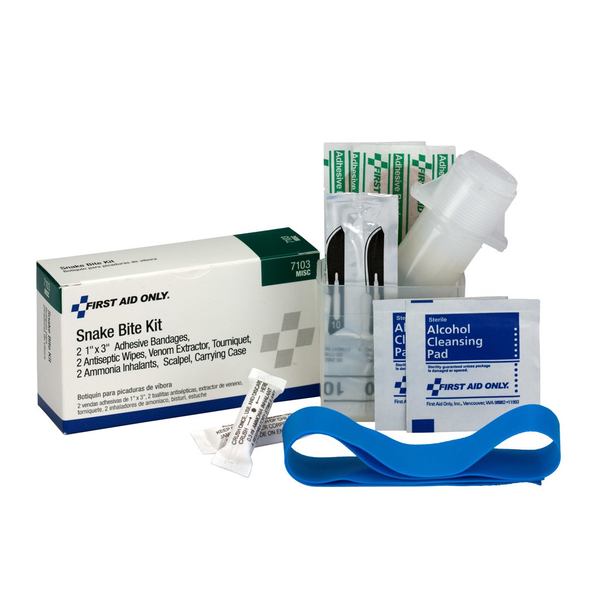 7103 11 Piece Snake Bite First Aid Kit In Box