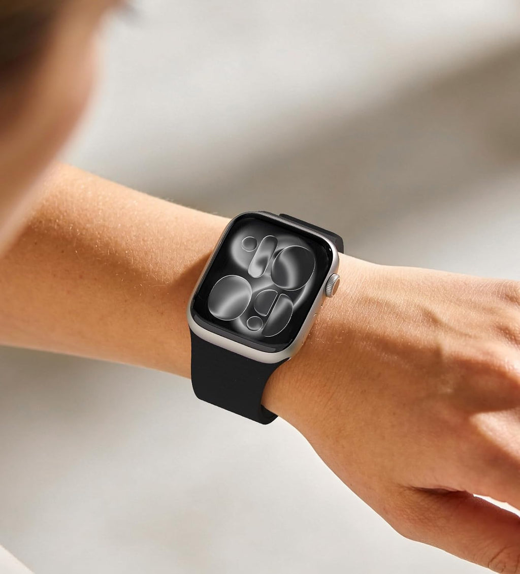 Magnetic Silicone Band Compatible with Apple Watch Band Ultra 3/2/1 & SE 3/2/1 & Series 11 10 9 8 7 6 5 4 3 49mm 46mm