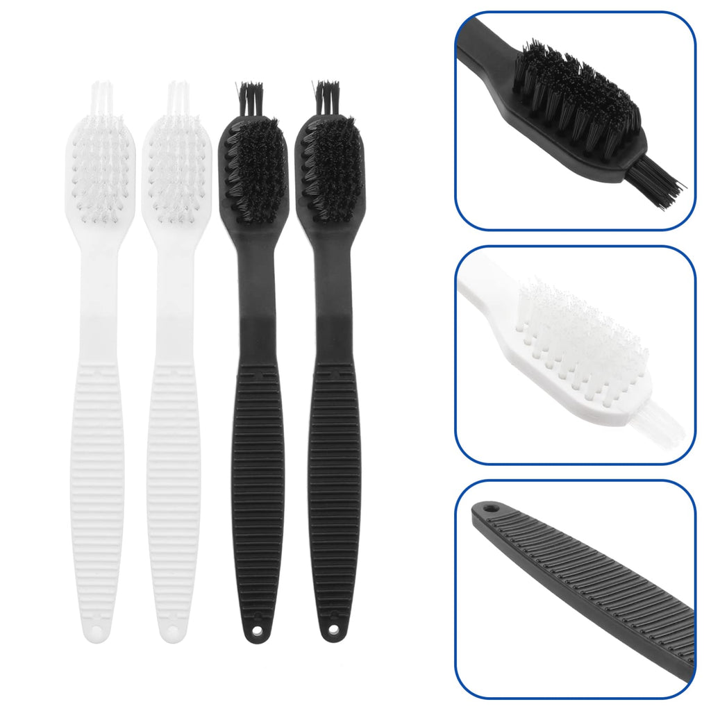 10pcs Toothbrush Tiny Tool White Scrubber Appliance Detail Keep Keyboard for Juicer Multipurpose Kitchen Micro Soy Crevice Gap Black Cleaning Cap