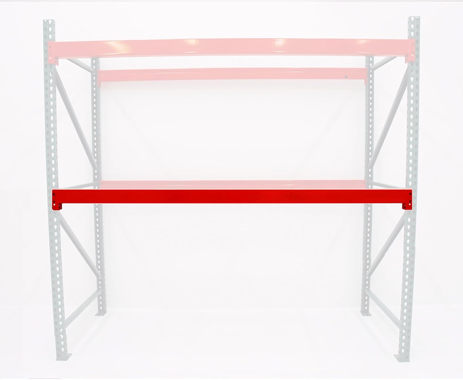 AK Industrial Teardrop Pallet Rack Beam - 120in.L, Model Number AK-RBI-120-5
