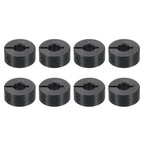 uxcell 8pcs Single Split Shaft Collar 1/4" Bore, Black Oxide Steel