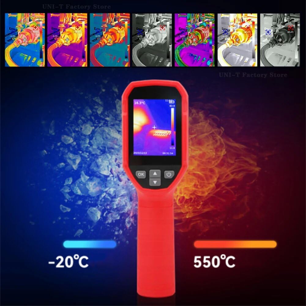 Handheld Infrared Thermal Imaging Camera, Heat IR Camera Thermal Imager Scanner for Home Inspection 160X120 High