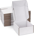 6x6x4 inch White Shipping Boxes for Small Business- Set of 25